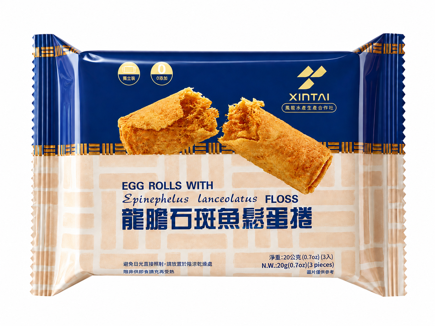 龍膽石斑魚蛋捲